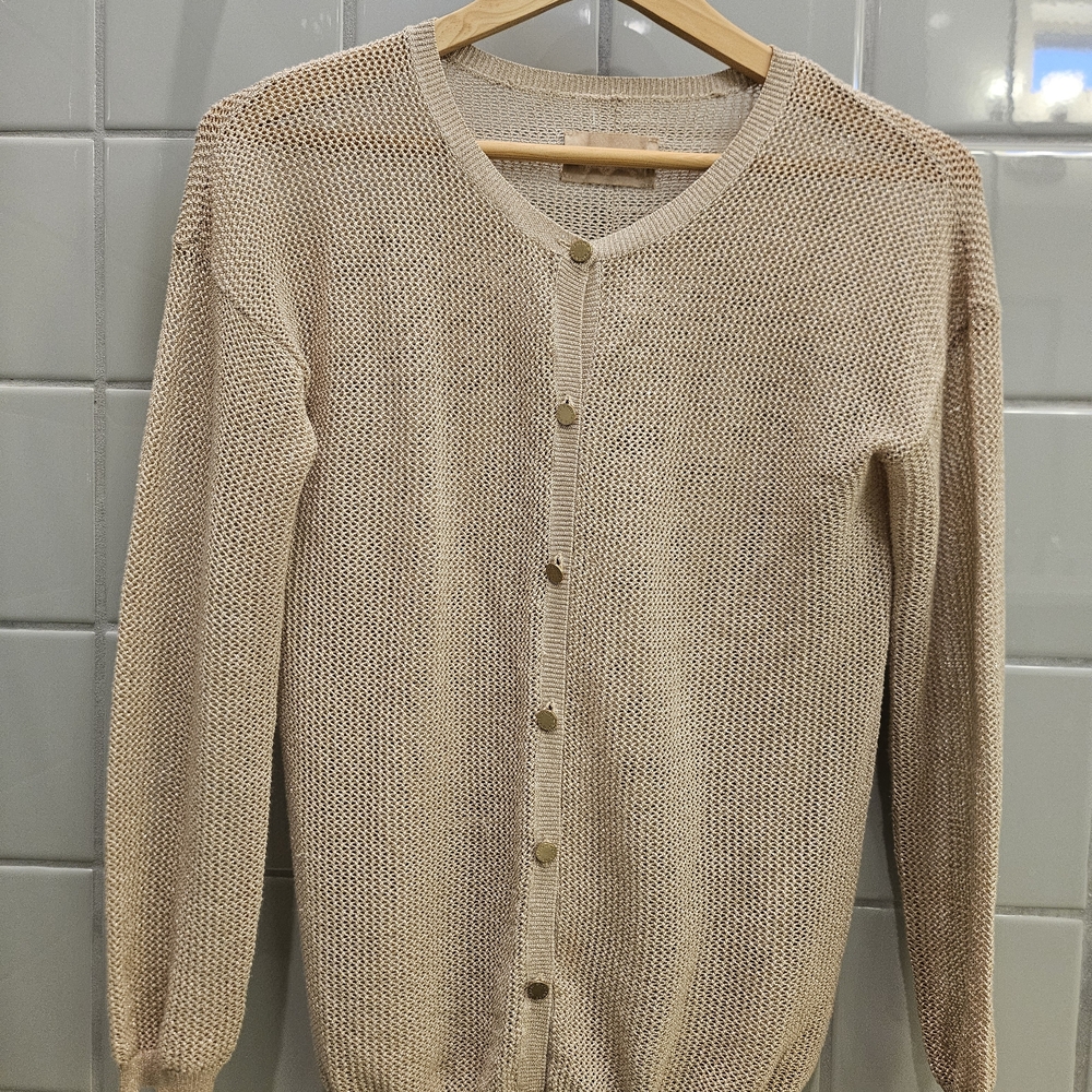 Zadig & Voltaire Light Tan Cardigan Sweater